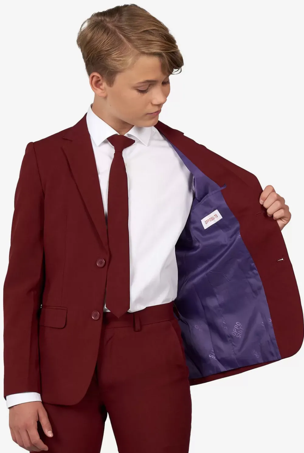 Discount OppoSuits Blazing Burgundy