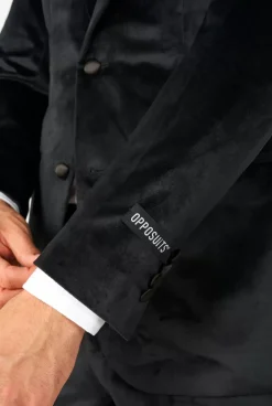 Online OppoSuits Midnight Black Velvet