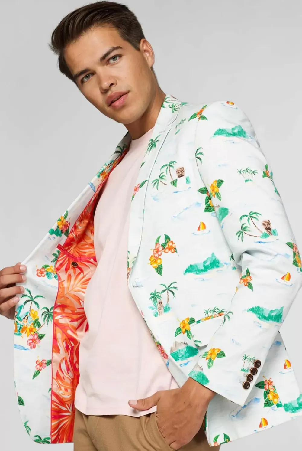 Fashion OppoSuits Tropical - Hawaiian - Aloha Blue