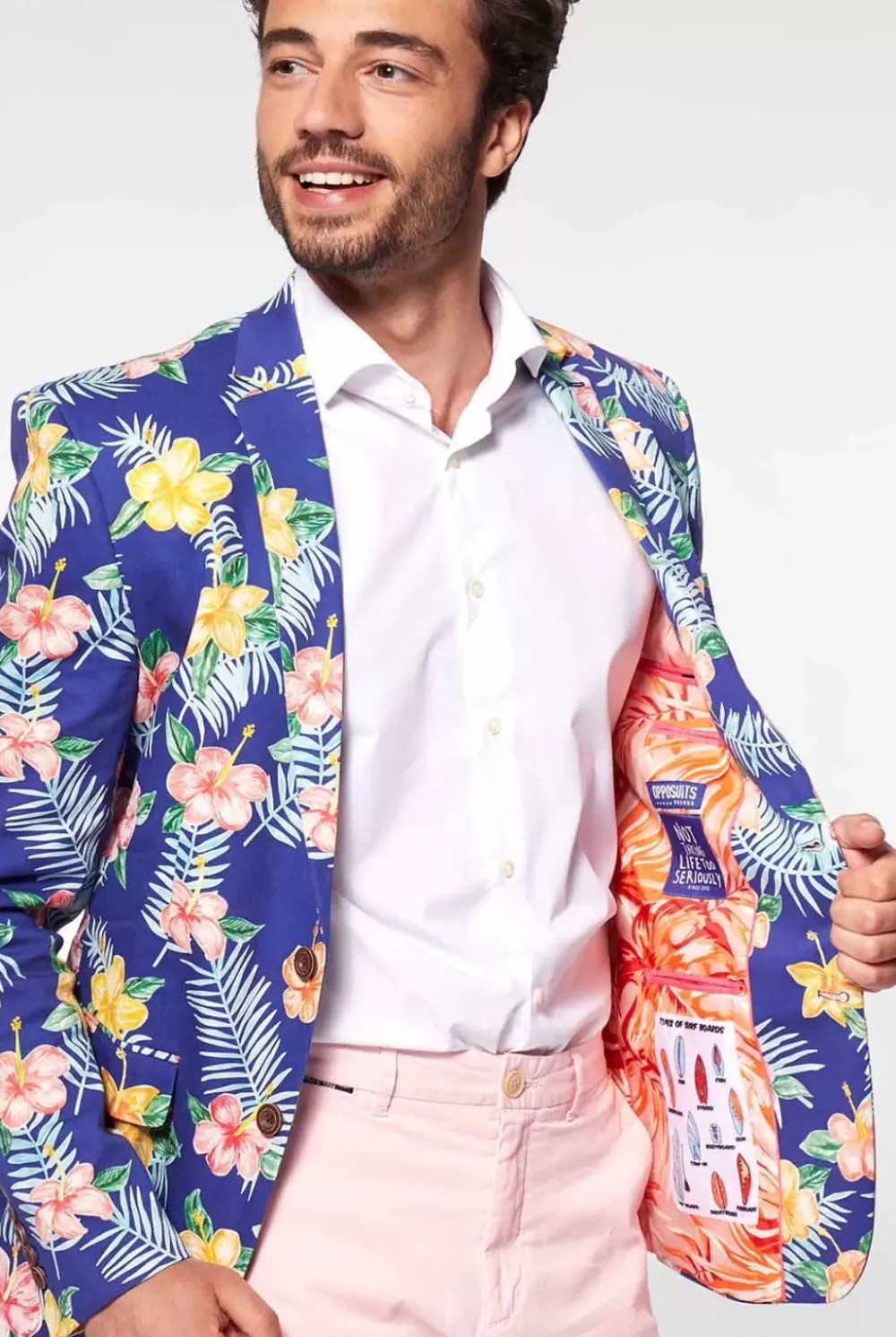 Best OppoSuits Tropical Flowers - Blue