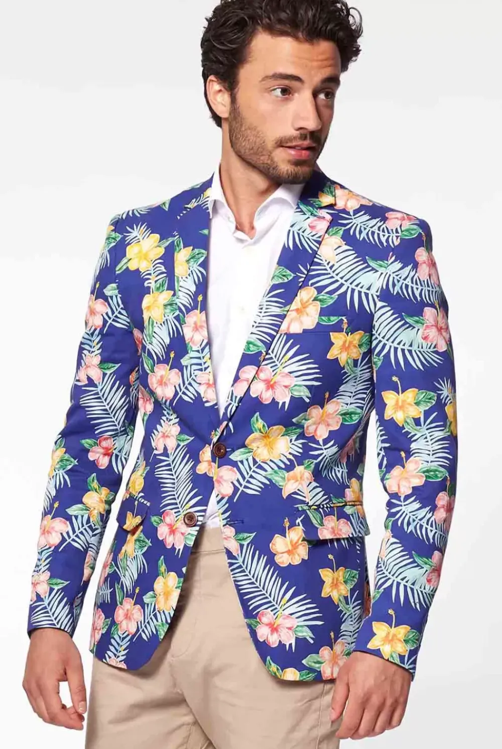 Best OppoSuits Tropical Flowers - Blue