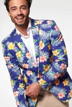Best OppoSuits Tropical Flowers - Blue