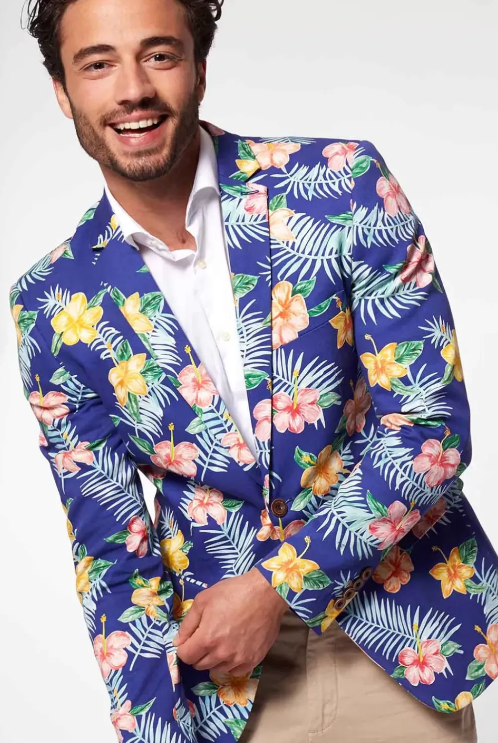 Best OppoSuits Tropical Flowers - Blue