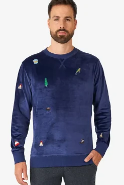 Store OppoSuits Velvet Navy - Xmas Icons