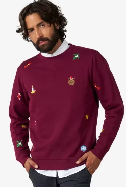 Sale OppoSuits X-Mas Icons - Burgundy